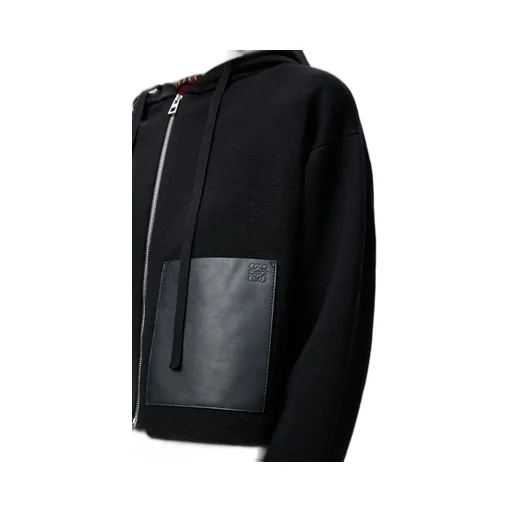 Zip-Up Hoodie In Wool