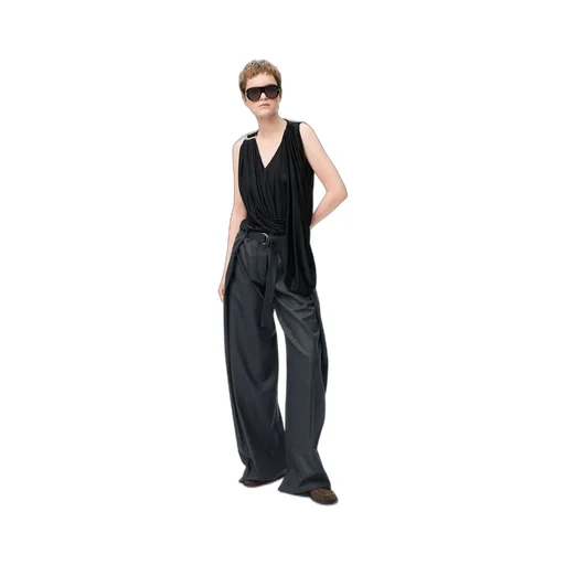 Draped Top In Viscose