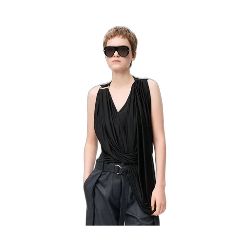 Draped Top In Viscose