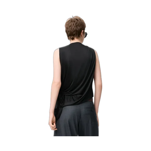 Draped Top In Viscose