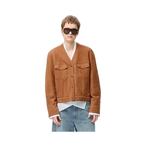 Cardigan In Shearling
