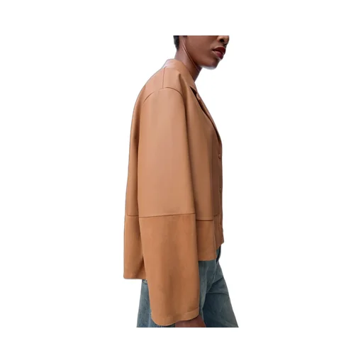 Pyjama Blouse In Nappa Lambskin