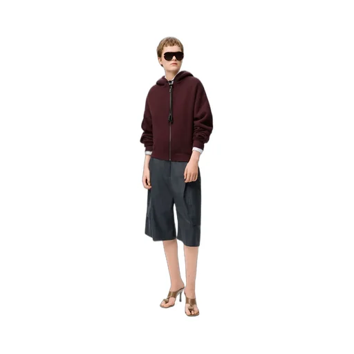 Flamenco Hoodie In Cotton And Cashmere