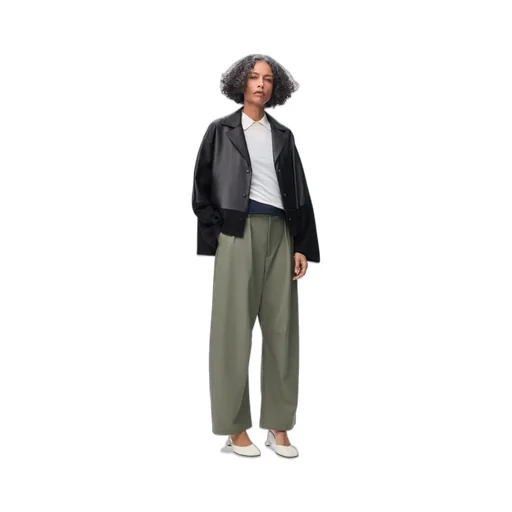 Pyjama Blouse In Nappa Lambskin