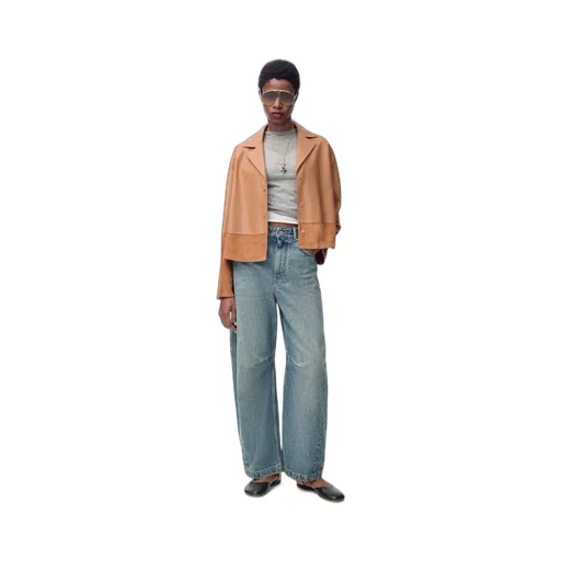 Pyjama Blouse In Nappa Lambskin