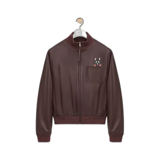 Cropped Jacket In Nappa Lambskin