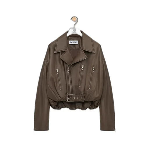 Biker Jacket In Nappa Lambskin