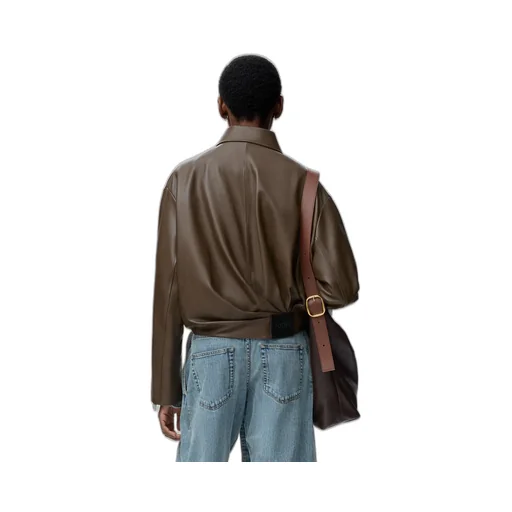 Draped Jacket In Nappa Calfskin