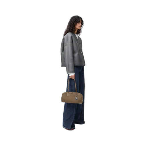 Pebble Cardigan In Shearling