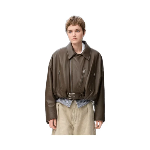 Biker Jacket In Nappa Lambskin