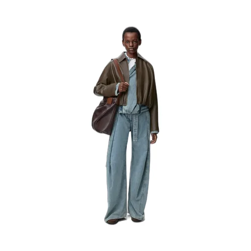 Draped Jacket In Nappa Calfskin