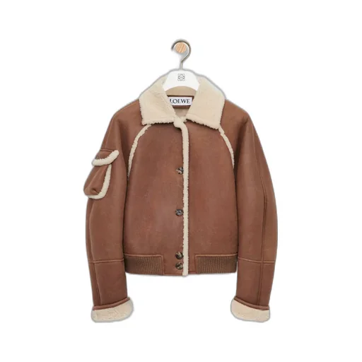 Bomber Jacket In Shearling