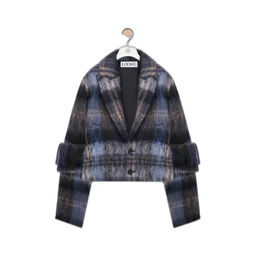 Jacket In Mohair And Wool Blend