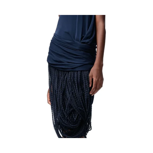 Embellished Dress In Viscose