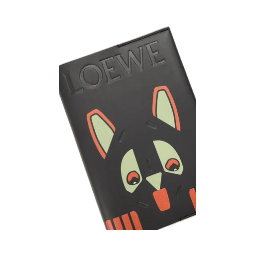 Futurist Cat Notebook In Calfskin