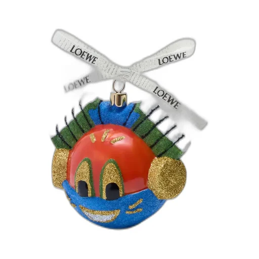 Knight Cat Bauble In Blown Glass