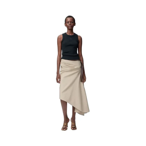 Anagram Tank Top In Stretch Viscose