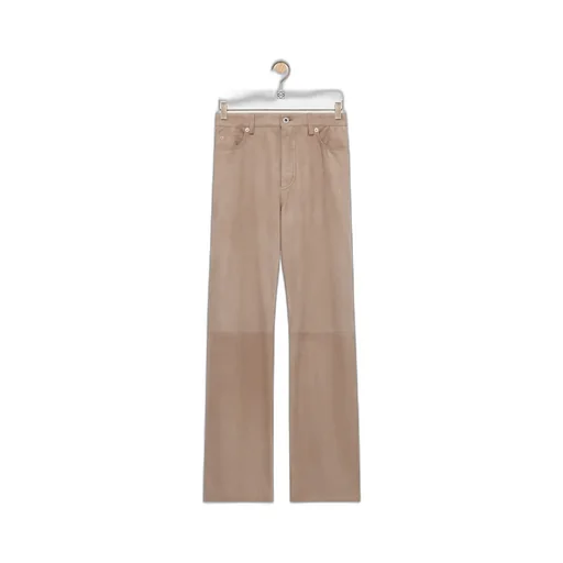 Trousers In Suede Goatskin