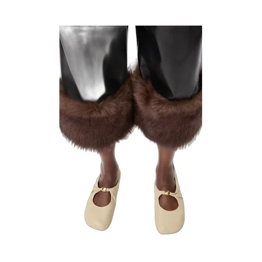 Turn-Up Trousers In Nappa Lambskin