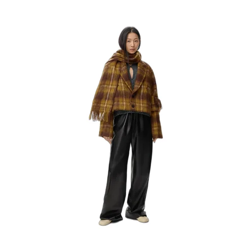 Jacket In Mohair And Wool Blend