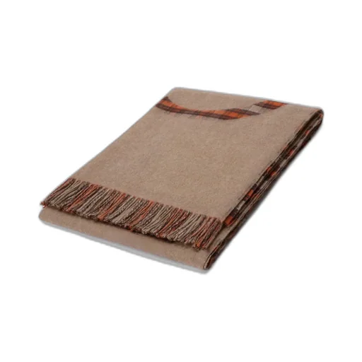 Blanket In Wool And Cashmere