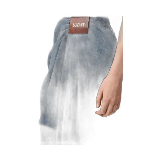 Draped Jeans In Denim
