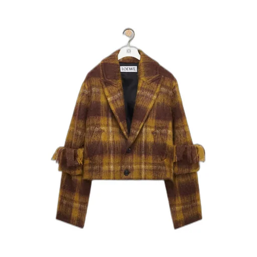 Jacket In Mohair And Wool Blend