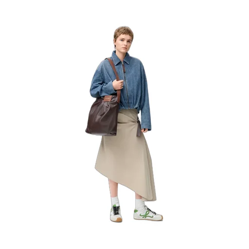 Draped Jacket In Denim