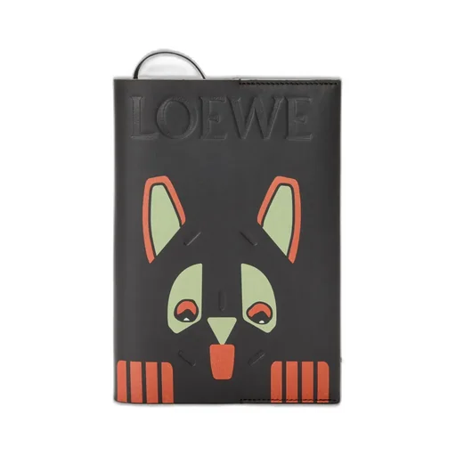 Futurist Cat Notebook In Calfskin
