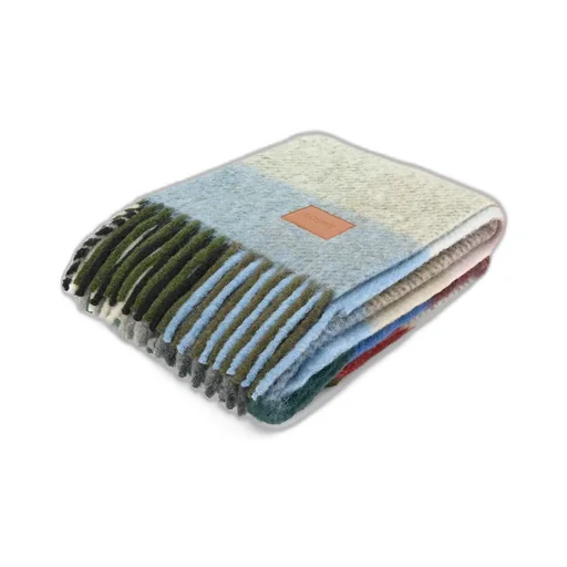 Blanket In Alpaca And Wool Blend