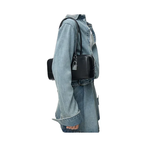 Amazona 31 Cropped Bag In Shiny Calfskin