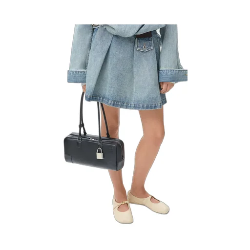 Amazona 31 Cropped Bag In Shiny Calfskin