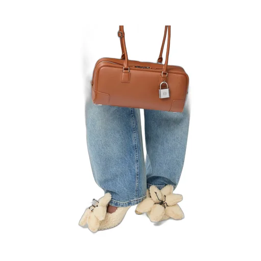 Amazona 31 Cropped Bag In Shiny Calfskin