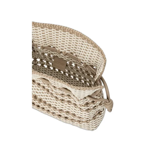 Medium Flamenco Clutch In Woven Nappa Calfskin