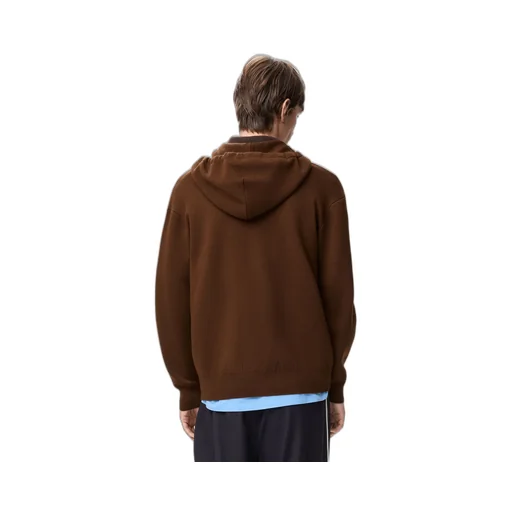 Zip-Up Hoodie In Wool