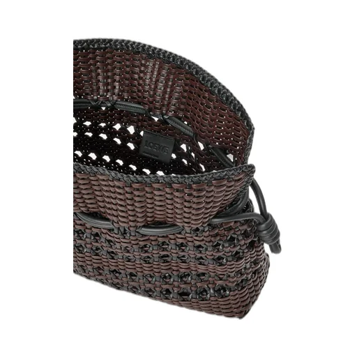 Medium Flamenco Clutch In Woven Nappa Calfskin
