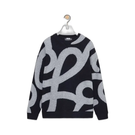 Sweatshirt In Wool And Cotton