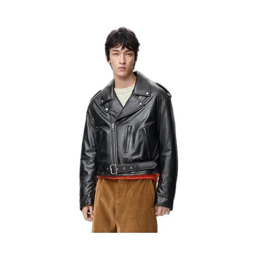 Biker Jacket In Nappa Lambskin