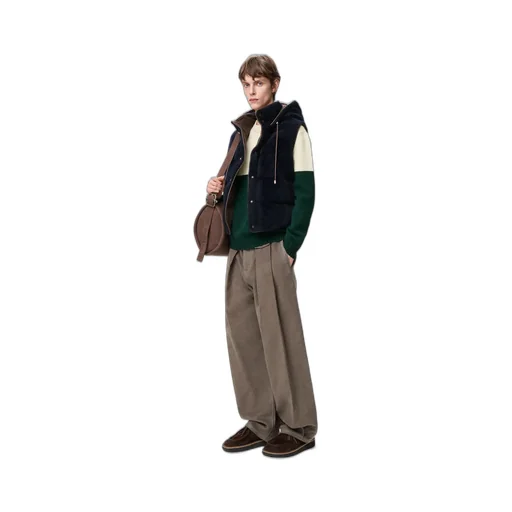 Padded Vest In Shearling
