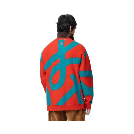 Sweatshirt In Wool And Cotton