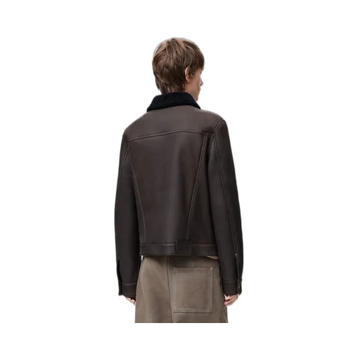 Trucker Jacket In Shearling