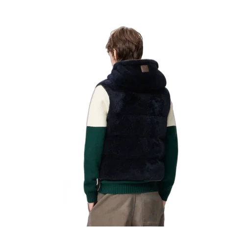 Padded Vest In Shearling