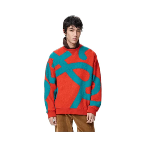 Sweatshirt In Wool And Cotton