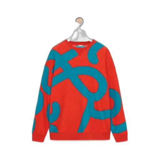Sweatshirt In Wool And Cotton