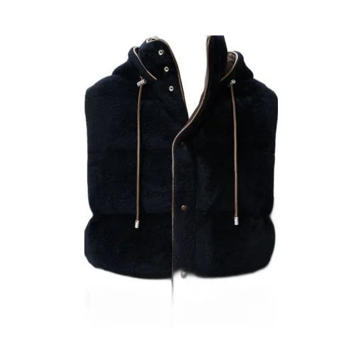 Padded Vest In Shearling