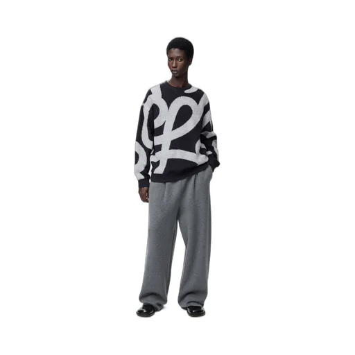 Sweatshirt In Wool And Cotton
