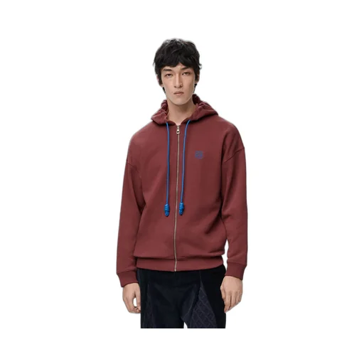 Zip-Up Hoodie In Cotton