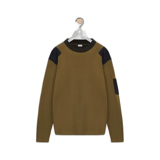 Long Sleeve Top In Cotton Blend