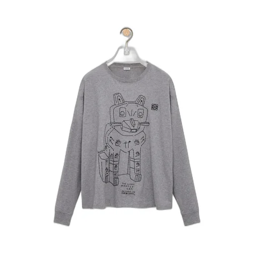 Long Sleeve T-Shirt In Cotton