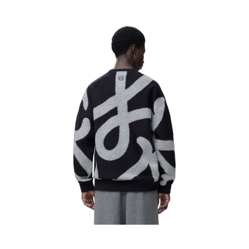 Sweatshirt In Wool And Cotton